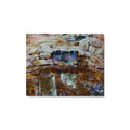 Tranquil Falls metal print, glossy contemporary finish